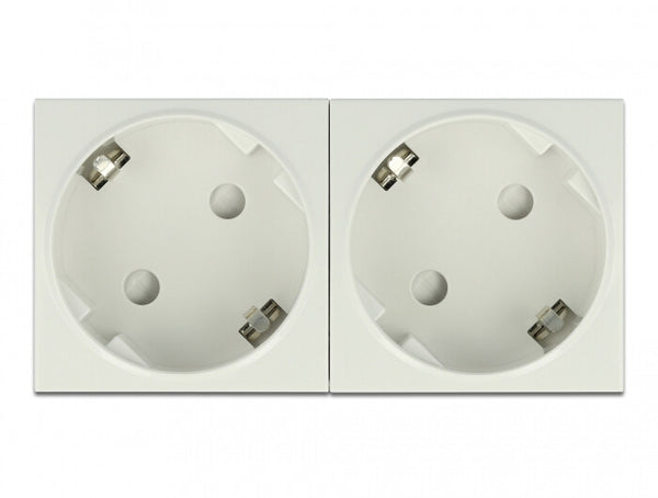 DeLOCK 81325 stikkontakt CEE 7/3 Hvid