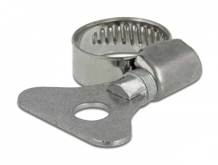 DeLOCK 19572 slangeklemme Rustfrit stål Slangeklemme med sommerfuglvrider