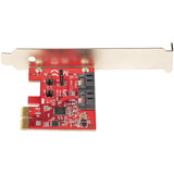 StarTech.com 2P6GR-PCIE-SATA-CARD interface-kort/adapter Intern
