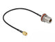 DeLOCK 89059 koaxial kabel RG-174 0,3 m RP-SMA Sort