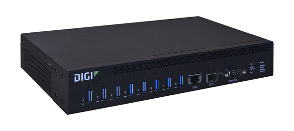 Digi AW08-G300 interface hub USB 3.2 Gen 1 (3.1 Gen 1) Type-A 10000 Mbit/s Sort