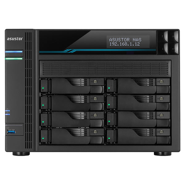 Asustor AS6508T NAS Tower Intel Atom® C3538 8 GB DDR4 0 TB ADM Sort