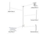 Multibrackets 4757 skærmbeslag til skiltning 81,3 cm (32") Hvid