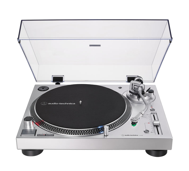 Audio-Technica AT-LP120XUSB Bæltedrevet pladespiller Sølv Vejledning
