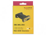 DeLOCK 63326 kabel kønsskifter VGA (D-Sub) VGA (D-Sub) + USB Sort