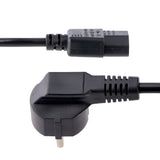StarTech.com 713E-3M-POWER-CORD el-ledning Sort CEE7/7 C13 forbinder