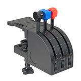 Logitech G G Saitek PRO Flight Throttle Quadrant Sort USB Flysimulator Analog/digital PC