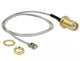 DeLOCK 89932 koaxial kabel Koaksial 0,35 m SMA MHF I LK Sort, Grå