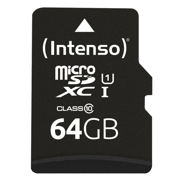 Intenso 3424490 hukommelseskort 64 GB MicroSD UHS-I Klasse 10