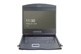 Digitus DS-72211-5GE rack-konsol 48,3 cm (19") 1366 x 768 pixel Sort 1U