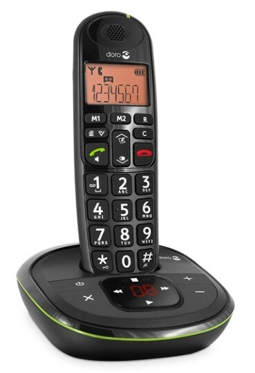 Doro PhoneEasy 105wr DECT telefon Nummervisning Sort