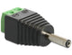 DeLOCK 65434 kabel kønsskifter DC 1.3 x 3.5 mm 2p Sort, Grøn, Sølv