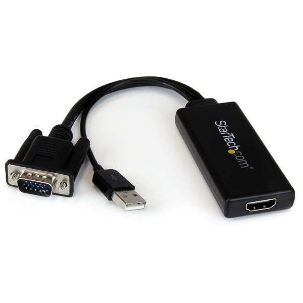 StarTech.com VGA2HDU videokabel adapter Sort