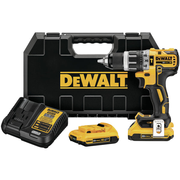 DeWALT DCD796D2-QW bor Nøglefri 1,6 kg Sort, Gul