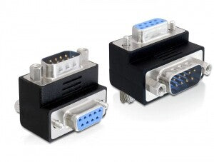 DeLOCK 65266 kabel kønsskifter Sub-D 9 pin Sort