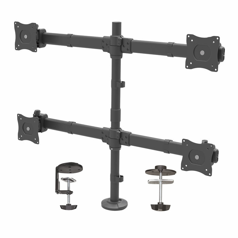 StarTech.com ARMQUAD skærmbeslag og -stativer 68,6 cm (27") Skrivebord Sort