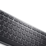 DELL KM7321W tastatur Mus inkluderet Kontor RF trådløs + Bluetooth QWERTZ Tysk Grå, Titanium