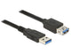 DeLOCK 85056 USB-kabel USB 3.2 Gen 1 (3.1 Gen 1) 2 m USB A 5 Gbit/sek. Sort