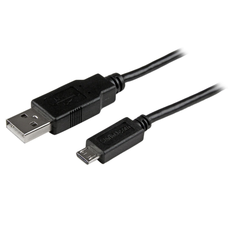 StarTech.com USBAUB1MBK USB-kabel USB 2.0 1 m USB A Micro-USB B 0,48 Gbit/sek. Sort
