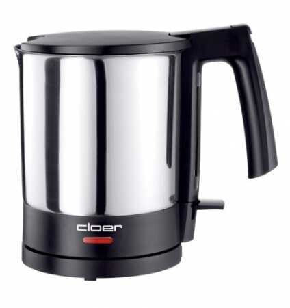 Cloer 4710 elkedel 1,5 L 1800 W Sort, Rustfrit stål