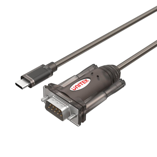 UNITEK Y-1105K serielkabel Sort 1,5 m USB Type-C RS-232