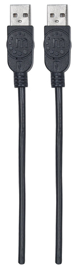 Manhattan 353892 USB-kabel USB 2.0 1 m USB A 0,48 Gbit/sek. Sort