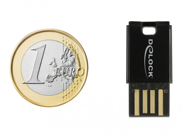 DeLOCK 91603 kortlæser USB 2.0 Sort