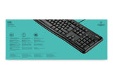 Logitech Keyboard K120 for Business tastatur Kontor USB QWERTY US International Sort