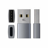 Satechi ST-TAUCM kabel kønsskifter USB-A USB-C Grå