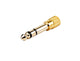 Prokord AUDIO-0006 kabel kønsskifter 6.3 mm 3.5 mm Sort, Guld