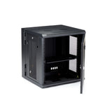 StarTech.com RK12WALHM stativ 12U Vægmonteret stativ Sort