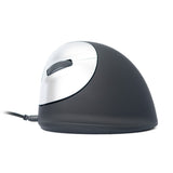 R-Go Tools Ergonomische muis R-Go HE Break met pauzesoftware, medium (handlengte 165-185mm), linkshandig, bedraad, zwart