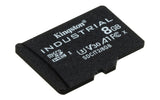 Kingston Technology 8GB microSDHC Industrial C10 A1 pSLC kort + SD-adapter