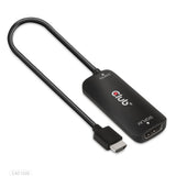 CLUB3D CAC-1335 videokabel adapter 1 m HDMI + USB DisplayPort Sort