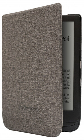 PocketBook WPUC-627-S-GY e- bog etui 15,2 cm (6") Folie Brun, Grå