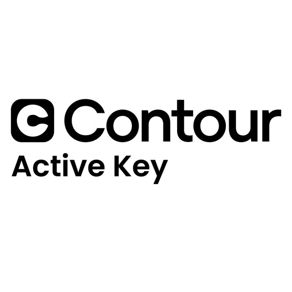 Contour Design Active Key AK-C7000 tastatur Medicinsk RF trådløst QWERTZ Tysk Hvid