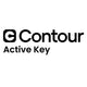 Contour Design Active Key AK-C8100F-FUS-W/GE tastatur Medicinsk RF trådløst QWERTZ Tysk Hvid