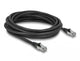 DeLOCK 80137 netværkskabel Sort 5 m Cat6a S/FTP (S-STP)