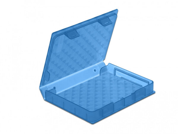 DeLOCK 18369 etui til drev Cover Plast Blå