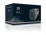 Conceptronic ZEUS01E UPS-enhed Interaktivt indgangsstik 0,65 kVA 360 W 4 AC stikkontakt(er)