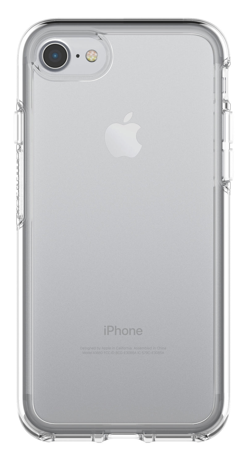 OtterBox Symmetry Series Beskyttelsescover Polykarbonat Syntetisk gummi Klar krystal iPhone 7 For iPhone 7