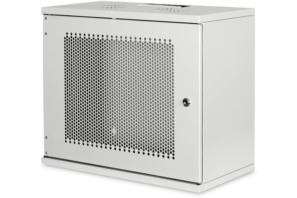 Digitus DN-19-09U-S-PD stativ 9U Vægmonteret stativ Grå