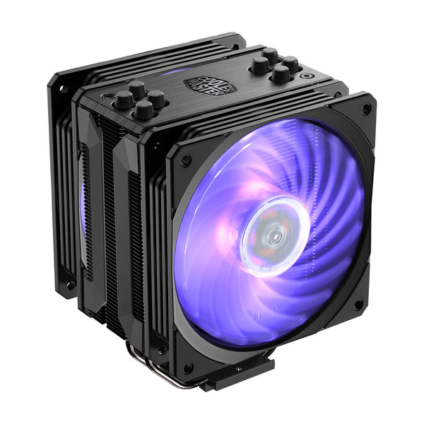 Cooler Master Hyper 212 RGB Black Edition w/LGA1700 Processor Køler 12 cm Sort