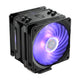 Cooler Master Hyper 212 RGB Black Edition w/LGA1700 Processor Køler 12 cm Sort