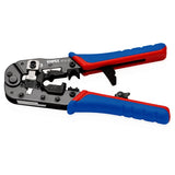 Knipex 97 51 13 kabelklipper Krympeværktøj Sort, Blå, Rød