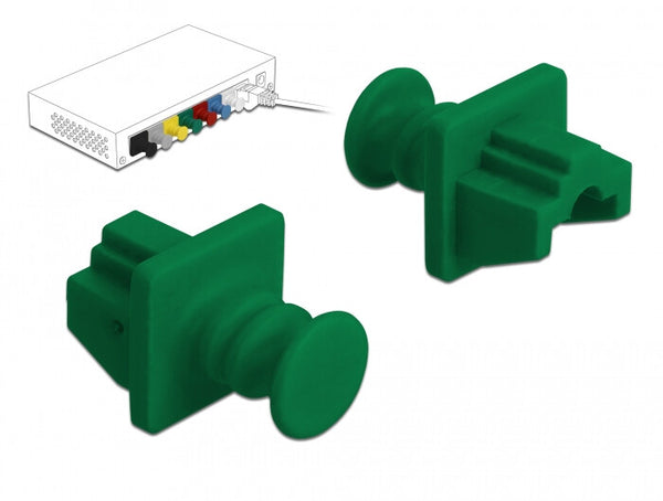 DeLOCK 86512 portstøvdæksel 10 stk RJ-45