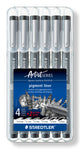 Staedtler 308 SB6P fineliner Sort 6 stk