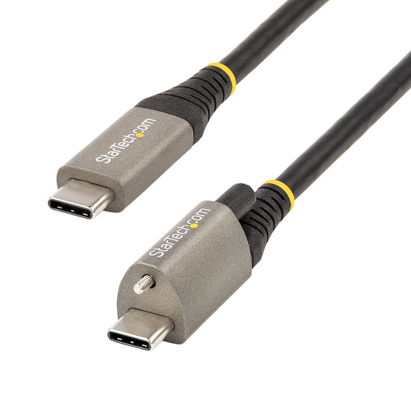 StarTech.com USB31CCTLKV1M USB-kabel USB 3.2 Gen 2 (3.1 Gen 2) 1 m USB C 10 Gbit/sek. 100 W Sort, Grå