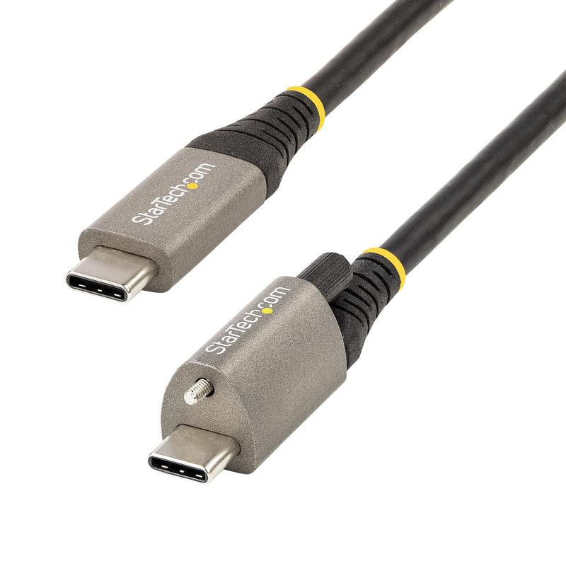 StarTech.com USB31CCTLKV1M USB-kabel USB 3.2 Gen 2 (3.1 Gen 2) 1 m USB C 10 Gbit/sek. 100 W Sort, Grå