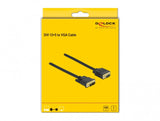 DeLOCK 86749 videokabel adapter 2 m DVI VGA (D-Sub) Sort